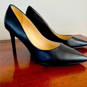 Nine West Matte Leather Stilettos